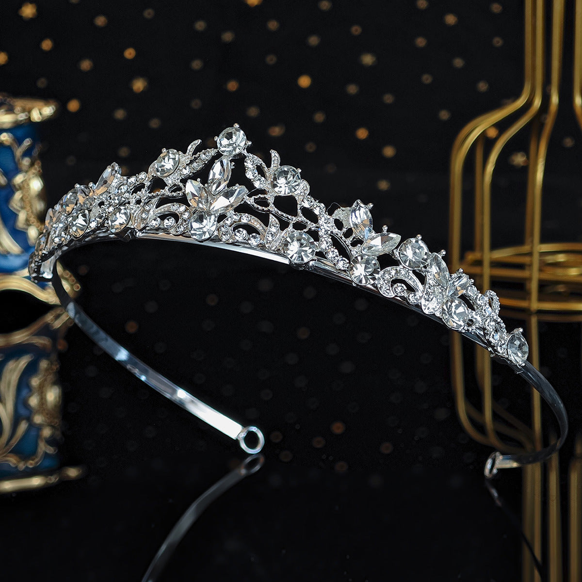 Bridal Headband Crown Vintage Headwear